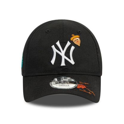 TODDLER New York Yankees New Era 9FORTY Strap back Cap Autumn black Front View