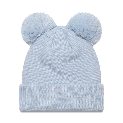 CHILD New York Yankees New Era Double Pom Beanie lite blue blue Side View