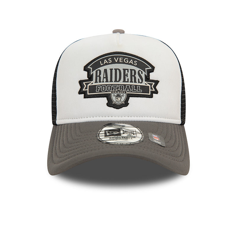 Las Vegas Raiders New Era Trucker Cap black gray