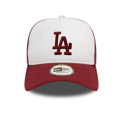Los Angeles Dodgers New Era Trucker Cap World Series maroon white
maroon Front View