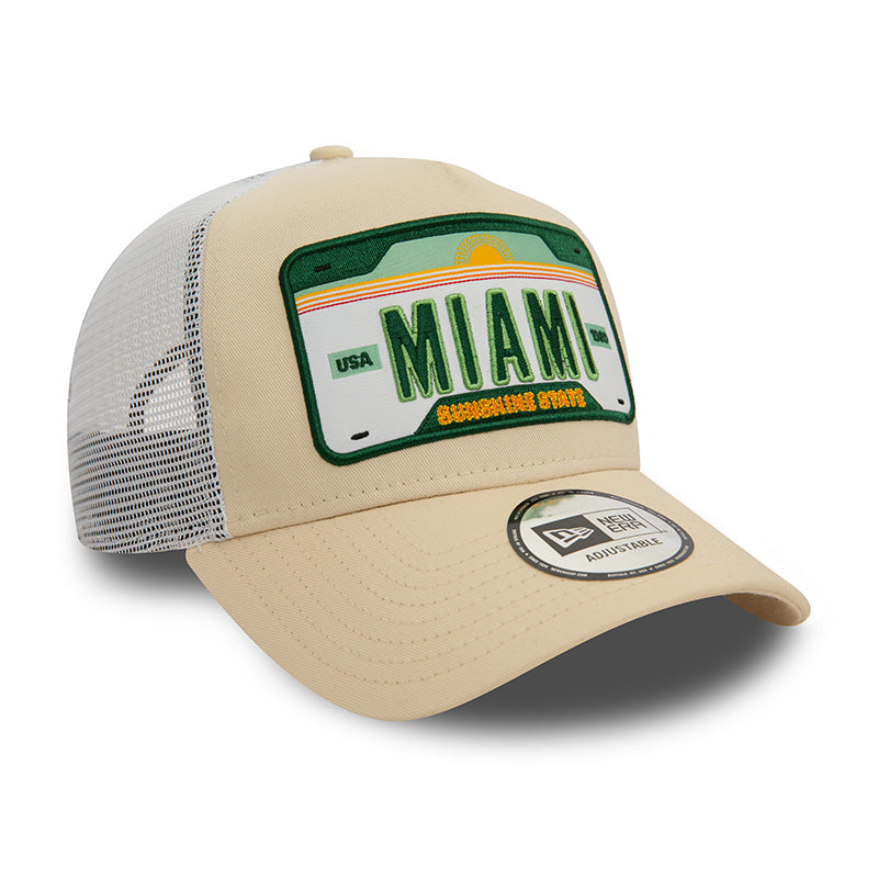 New Era License Plate Trucker Cap Adjustable Miami