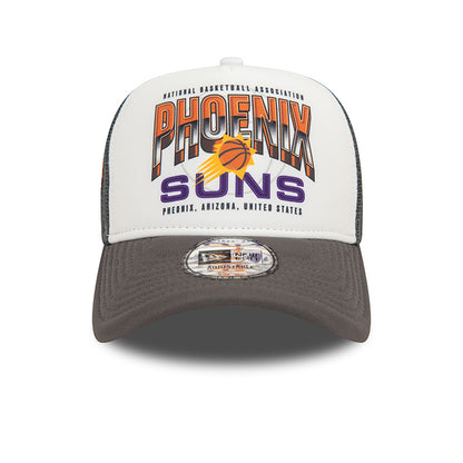 Phoenix Suns New Era Trucker Cap Graphit dark grey Front View