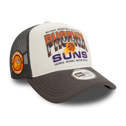Phoenix Suns New Era Trucker Cap Graphit dark grey Side View