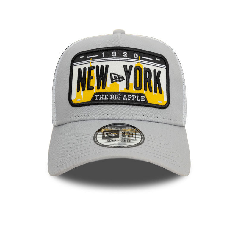 New Era License Plate Trucker Cap Adjustable New York