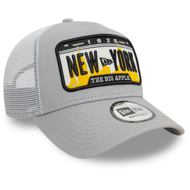 New Era License Plate Trucker Cap Adjustable New York