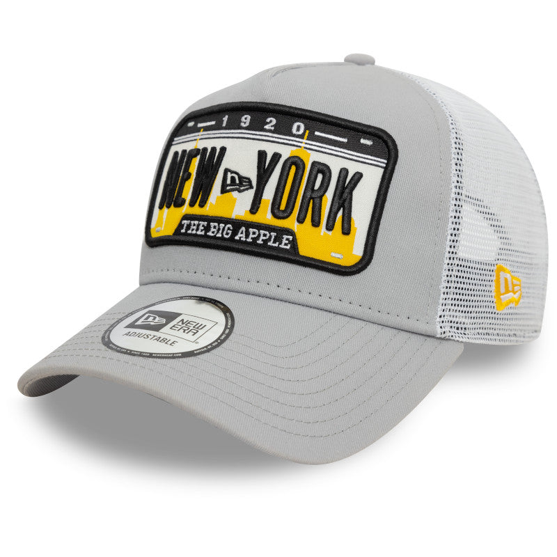 New Era License Plate Trucker Cap Adjustable New York