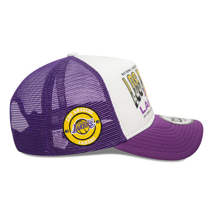 Los Angeles Lakers New Era Trucker Cap Purple dark grey Additional View