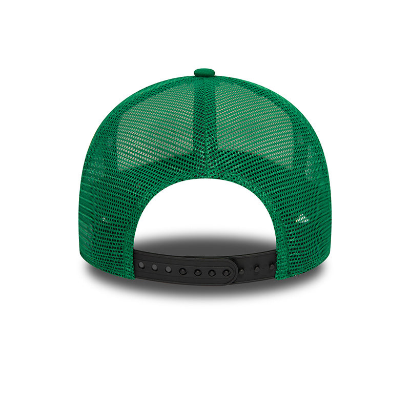 Boston Celtics New Era Trucker Cap Black Kelly White