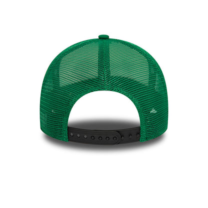 Boston Celtics New Era Trucker Cap Black Kelly White black 
green
white Back View