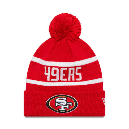 SF 49ers New Era Jake Beanie red
white Front View