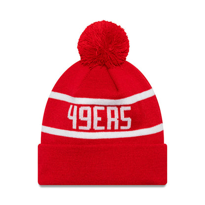 SF 49ers New Era Jake Beanie red
white Side View