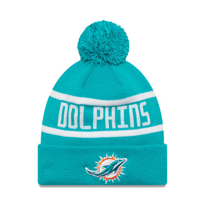 Miami Dolphins New Era Jake Beanie aqua
white Front View