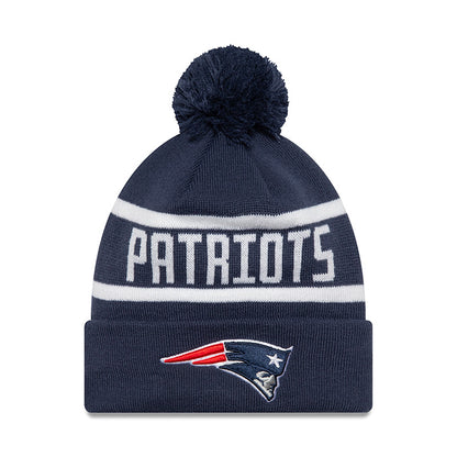 New England Patriots New Era Jake Beanie blue
white Front View