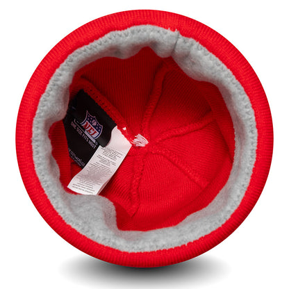 Kansas City Chiefs New Era Jake Beanie red
white Back View