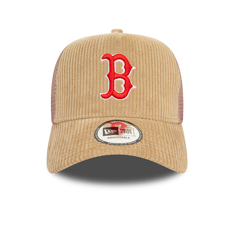 Boston Red Sox New Era Trucker Cap Beige corduroy