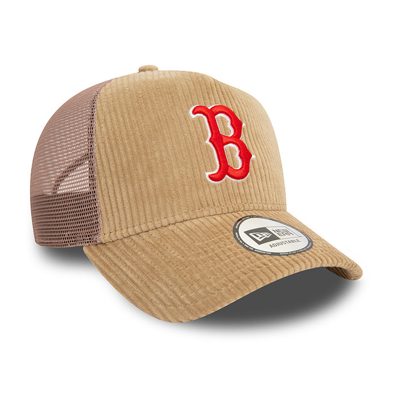 Boston Red Sox New Era Trucker Cap Beige corduroy