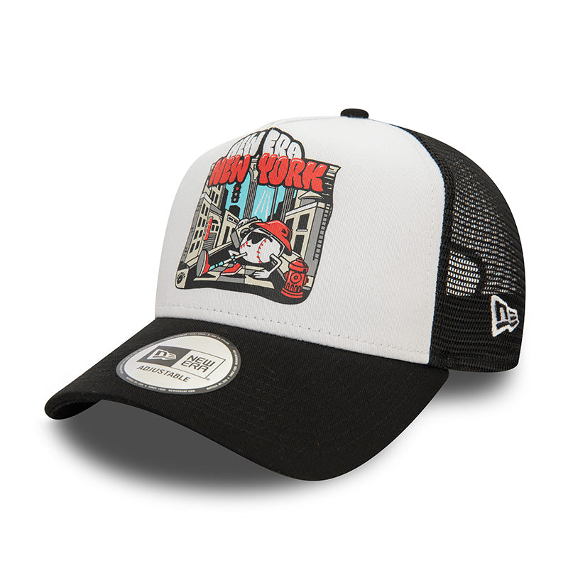 New Era Trucker Cap Adjustable New York Graphic