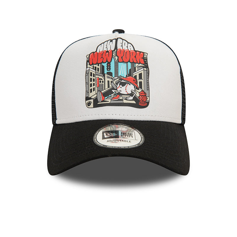 New Era Trucker Cap Adjustable New York Graphic