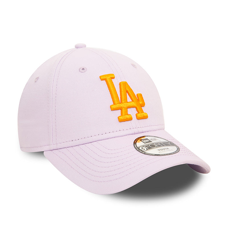 KIDS Los Angeles Dodgers New Era 9FORTY Cap Strap back lilac