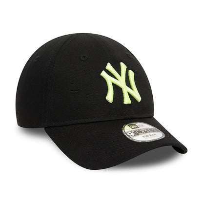 TODDLER New York Yankees New Era 9FORTY Strap back Cap black black Side View