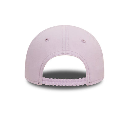 Los Angeles Dodgers New Era 9FORTY INFANT Cap lilac light purple Back View