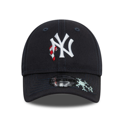 TODDLER New York Yankees New Era 9FORTY Strap back Cap XMAS NVY navy Front View