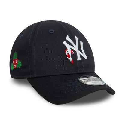 TODDLER New York Yankees New Era 9FORTY Strap back Cap XMAS NVY navy Side View