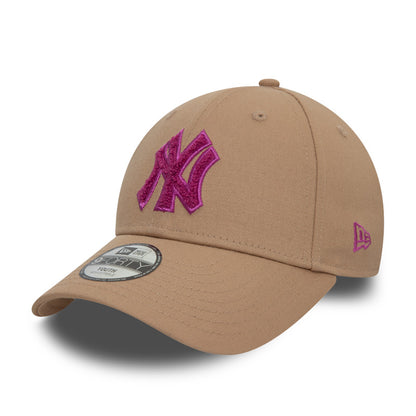 YOUTH New York Yankees New Era 9FORTY Cap adjustable Rose pink Undervisor View