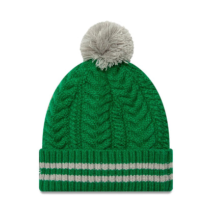 YOUTH New Era Harry Potter Pom Beanie Slytherin green
grey Side View