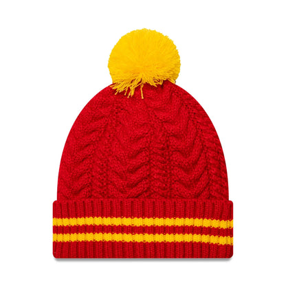 YOUTH New Era Harry Potter Pom Beanie Gryffindor red
yellow Side View