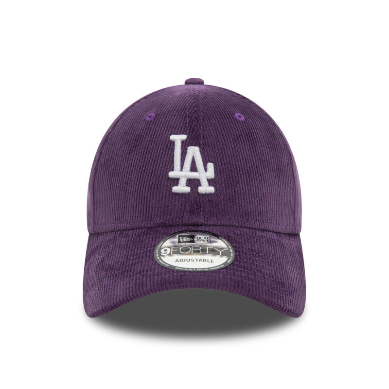 Los Angeles Dodgers 9FORTY New Era Cap plum corduroy