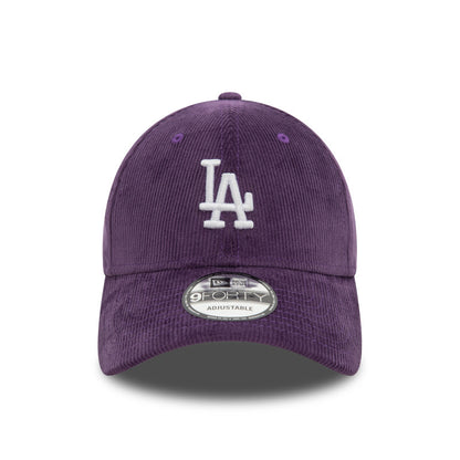 Los Angeles Dodgers 9FORTY New Era Cap plum corduroy stone Front View
