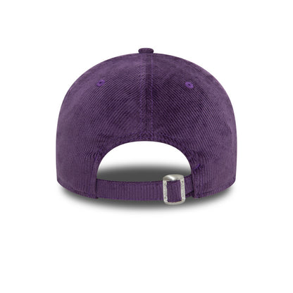 Los Angeles Dodgers 9FORTY New Era Cap plum corduroy stone Back View
