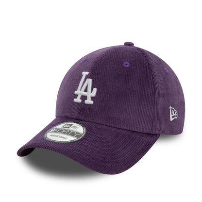 Los Angeles Dodgers 9FORTY New Era Cap plum corduroy stone Undervisor View