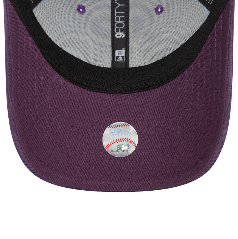 Los Angeles Dodgers 9FORTY New Era Cap plum corduroy