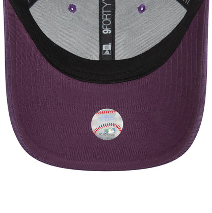 Los Angeles Dodgers 9FORTY New Era Cap plum corduroy stone Additional View