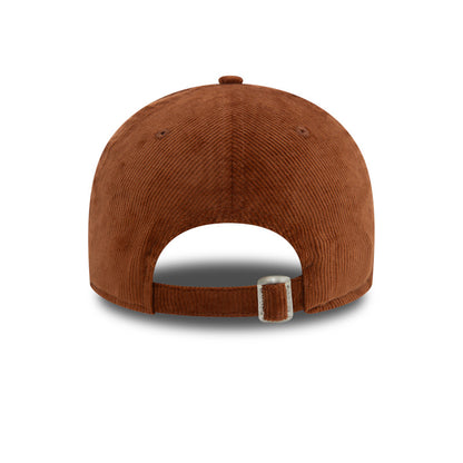 New York Yankees 9FORTY New Era Cap peanut corduroy brown Back View