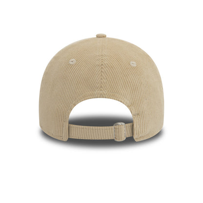 9TWENTY Adjustable New Era Cap Beige corduroy beige Back View