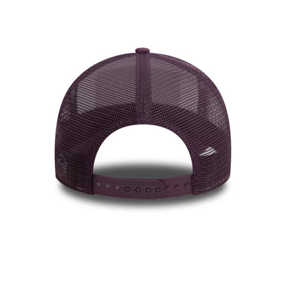 Courchevel New Era Trucker Cap Adjustable purple white
dark purple Back View