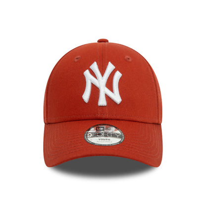 KIDS Yankees 9FORTY New Era Cap burnt orange burnt orange Front View