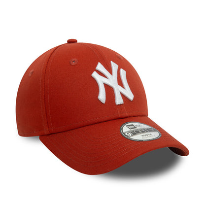 KIDS Yankees 9FORTY New Era Cap burnt orange burnt orange Side View