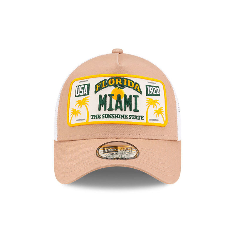 New Era License Plate Trucker Cap Adjustable Miami