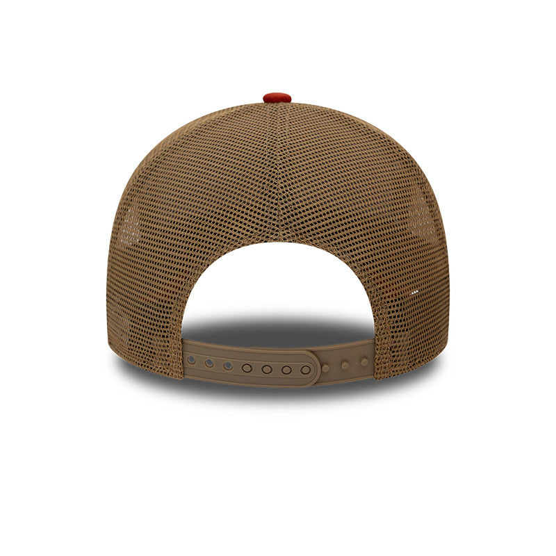 Hot Rod New Era Trucker Cap Adjustable brick red