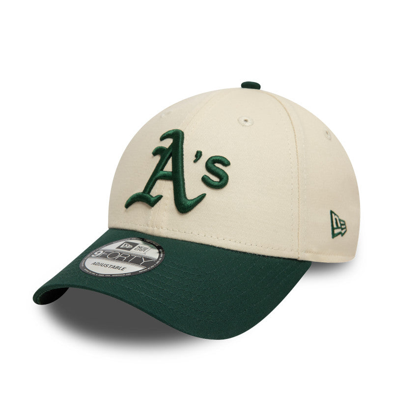 Oakland Athletics 9FORTY New Era Cap chrome green