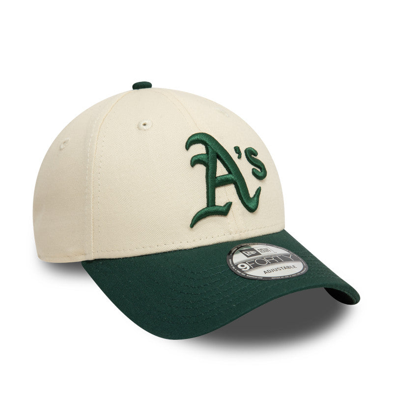 Oakland Athletics 9FORTY New Era Cap chrome green