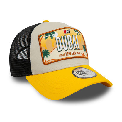 New Era License Plate Trucker Cap Adjustable Dubai beige
navy
yellow Side View