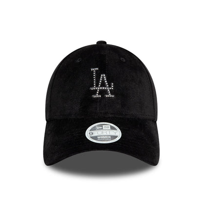 WMNS Los Angeles Dodgers 9FORTY New Era Cap black diamond black Front View