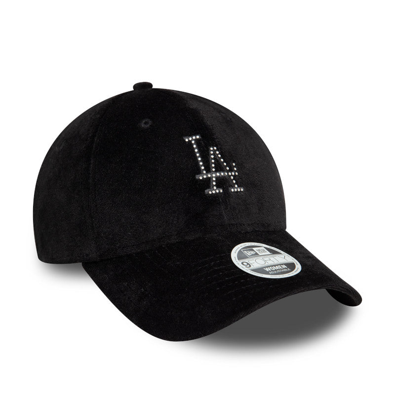 Womans Los Angeles Dodgers 9FORTY New Era Cap black diamond