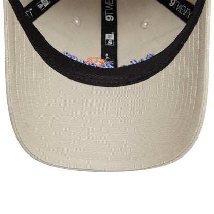 Womens 9TWENTY Adjustable New Era Cap take it easy stone Undervisor View