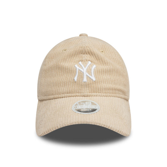 WMNS New York Yankees 9TWENTY Adjustable New Era Cap wheat corduroy